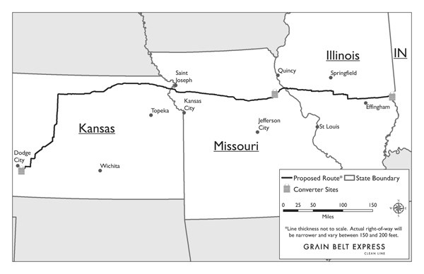 Grain-Belt-Express Proposed Route