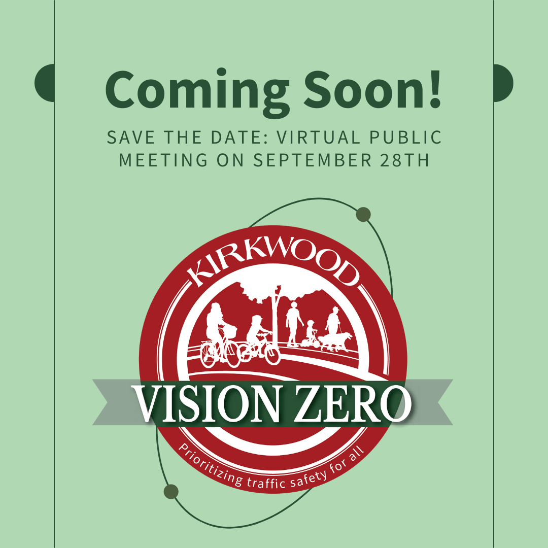 Vision Zero Virtual Public Meeting Notice