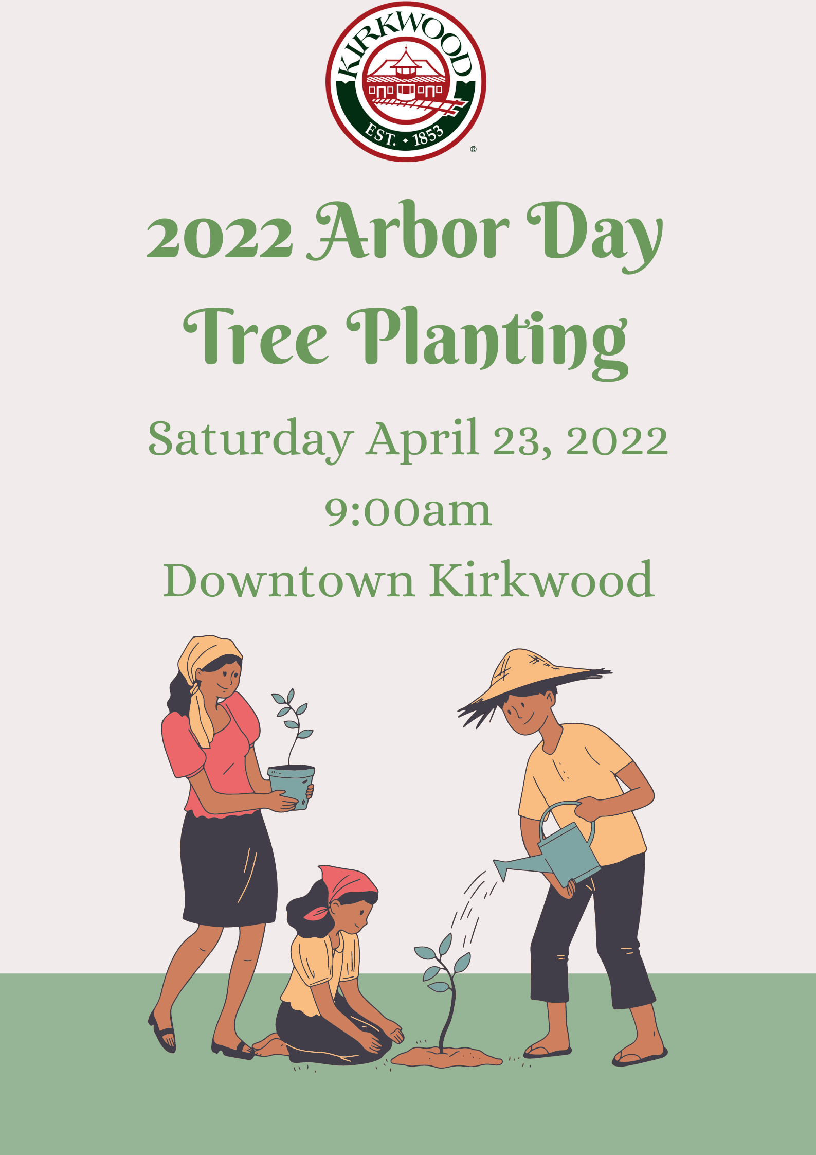 2022 Green Arbor Day Tree Planting